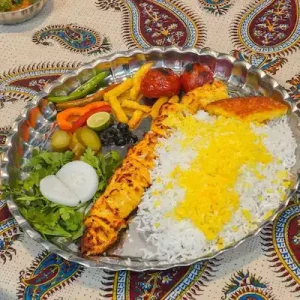 چلو جوجه حلزونی